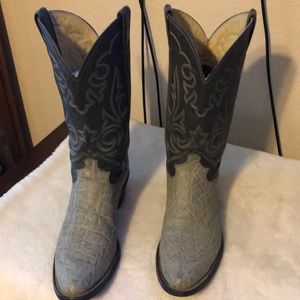 Justin exotic skin western boots p1943 - 13B